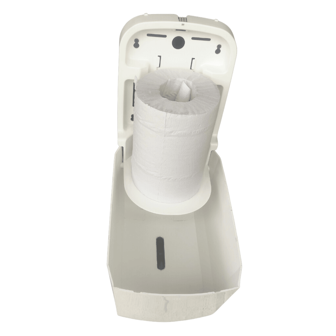 DISPENSADOR PLÁSTICO PARA ROLLO PAPEL TOALLA - PROVISTOCK - Soluciones Diversas