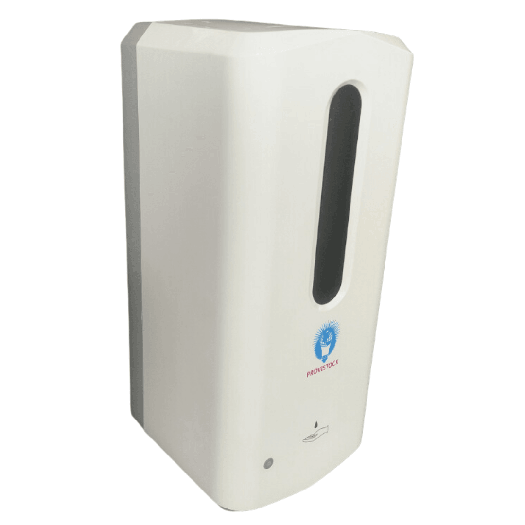 DISPENSADOR AUTOMÁTICO PARA JABÓN LÍQUIDO, SHAMPOO, ALCOHOL LÍQUIDO Y GEL ANTISÉPTICO  1000ml - PLÁSTICO