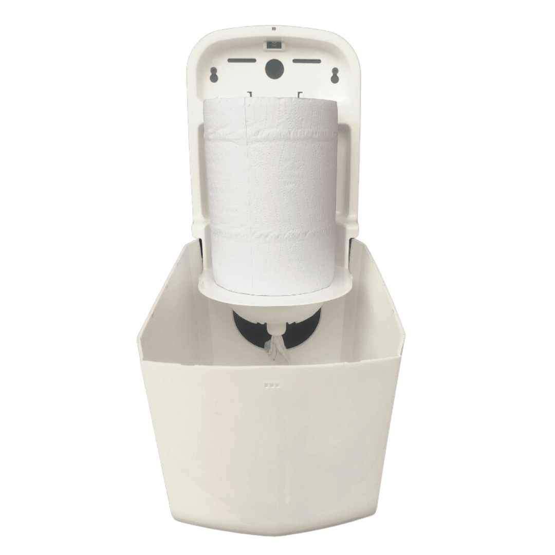 DISPENSADOR PLÁSTICO PARA ROLLO PAPEL TOALLA - PROVISTOCK - Soluciones Diversas