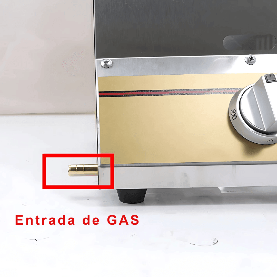 FREIDORA A GAS EN ACERO INOXIDABLE PARA SOBREMESA - 2 TANQUES (6 + 6 Litros) - PROVISTOCK - Soluciones Diversas