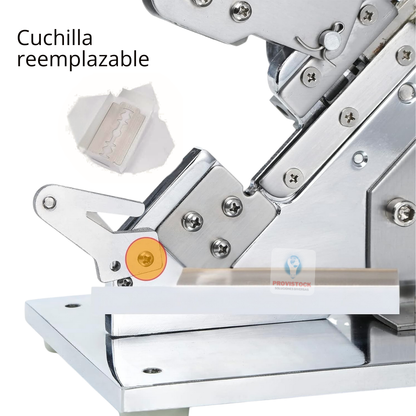 CLIPADORA GRAPADORA CLIPADOR CON CUCHILLA PARA ALIMENTOS, EMBUTIDOS, FUNDAS, BOLSAS, MALLAS, ENVASES